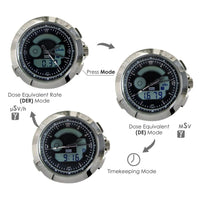 ILRM-883_L Gamma Master II Leather Strap GAMMA RADIATION WATCH - Instrulife