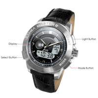 ILRM-883_L Gamma Master II Leather Strap GAMMA RADIATION WATCH - Instrulife
