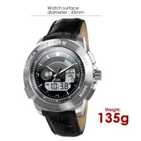 ILRM-883_L Gamma Master II Leather Strap GAMMA RADIATION WATCH - Instrulife