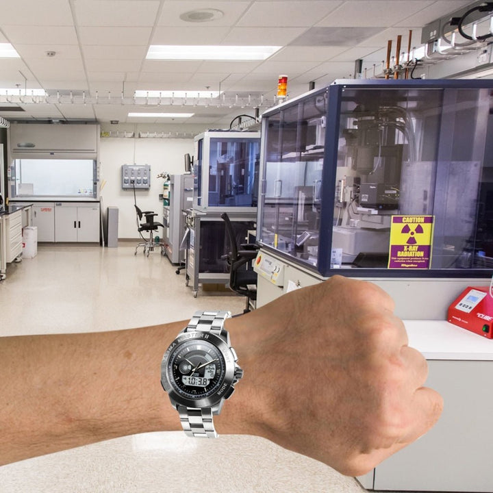 ILRM-883_S Gamma Master II Nuclear Gamma Radiation Detector Dosimeter Watch with Geiger-Muller Tube Sensor - Instrulife