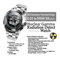 ILRM-883_S Gamma Master II Nuclear Gamma Radiation Detector Dosimeter Watch with Geiger-Muller Tube Sensor - Instrulife