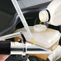 ILRE-81 6-in-1 Automotive Car Refractometer ATC for Adblue/ Antifreeze/ Battery Acid/ Windshield Fluid, Propylene Ethylene Glycol Cleaning Coolant Charge Specific Gravity Density Condition - Instrulife