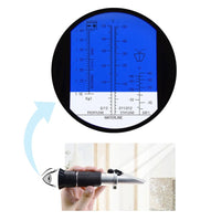 ILRE-79 5-in-1 Automotive Battery Antifreeze Refractometer ATC for Specific Gravity, Ethylene Propylene Glycol System & Windshield Screenwash Fluid, Freezing Point Measurement Tester Meter Coolant Condition - Instrulife