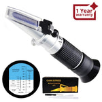 ILRE-82 Automotive Refractometer, Ethylene glycol: -60~0°C and 0~100%, Battery Fluid 1.10~1.40kg/l - Instrulife