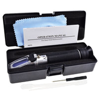 ILRE-72 0-10% Brix Refractometer with ATC Low-Concentrated Sugar Content Solutions Accuracy 0.1% Maple Sap Cutting Liquid CNC Maple Syrup Makers Tea - Instrulife