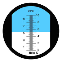 ILRE-72 0-10% Brix Refractometer with ATC Low-Concentrated Sugar Content Solutions Accuracy 0.1% Maple Sap Cutting Liquid CNC Maple Syrup Makers Tea - Instrulife