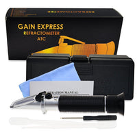 ILRE-72 0-10% Brix Refractometer with ATC Low-Concentrated Sugar Content Solutions Accuracy 0.1% Maple Sap Cutting Liquid CNC Maple Syrup Makers Tea - Instrulife
