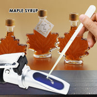 ILRE-72 0-10% Brix Refractometer with ATC Low-Concentrated Sugar Content Solutions Accuracy 0.1% Maple Sap Cutting Liquid CNC Maple Syrup Makers Tea - Instrulife