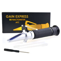ILRE-72 0-10% Brix Refractometer with ATC Low-Concentrated Sugar Content Solutions Accuracy 0.1% Maple Sap Cutting Liquid CNC Maple Syrup Makers Tea - Instrulife