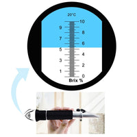 ILRE-72 0-10% Brix Refractometer with ATC Low-Concentrated Sugar Content Solutions Accuracy 0.1% Maple Sap Cutting Liquid CNC Maple Syrup Makers Tea - Instrulife
