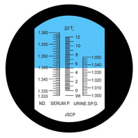 ILRE-70 Tri Scale Clinical Refractometer with ATC 0~12g/100ml Serum protein, 1~1.050, 1.333 ~ 1.360 RI for Human Urine, Serum or Plasma - Instrulife
