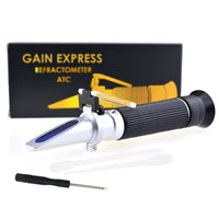 ILRE-71 Pet Clinical Refractometer with ATC, Tri-Scale Serum & Plasma Protein Test 2-14g/dl Urine Specific Gravity 1.000-1.060SG, Veterinary Vet for Cat and Dog Animal Testing - Instrulife
