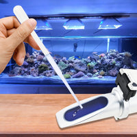 ILRE-77 Dual Scale Salinity Refractometer ATC 0-100ppt (0-10%) & 1.000-1.070 Specific Gravity, Portable Meter Tester for Seawater Salt Sea Water Aquarium Brackish Reef Tank Marine - Instrulife
