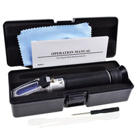 ILRE-75 Alcohol Refractometer with ATC 0~80% VOL Volume, Optical Handheld Concentration Tester Meter for Distilled Beverages Homebrew - Instrulife