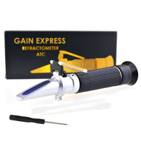 ILRE-75 Alcohol Refractometer with ATC 0~80% VOL Volume, Optical Handheld Concentration Tester Meter for Distilled Beverages Homebrew - Instrulife