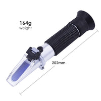 ILRE-75W Handheld 0-80% ATC Alcohol Refractometer (w/w 0-80%) - Instrulife
