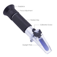 ILRE-75W Handheld 0-80% ATC Alcohol Refractometer (w/w 0-80%) - Instrulife