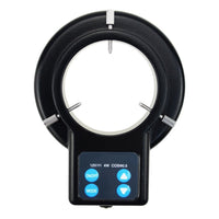 ILMI-207 60 LED Microscope Ring Light Scope Illuminator with 4-Zone Quadrant Control, Adapter Fitting and 8 Adjustable Brightness Level 40~60mm Diameter - Instrulife