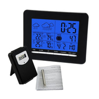 ILWS-853_1S Digital Indoor/Outdoor Wireless Weather Station Temperature DCF Radio Controlled Clock - Instrulife