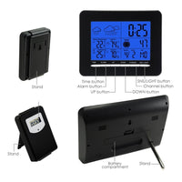 ILWS-853_1S Digital Indoor/Outdoor Wireless Weather Station Temperature DCF Radio Controlled Clock - Instrulife