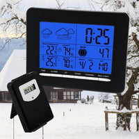 ILWS-853_1S Digital Indoor/Outdoor Wireless Weather Station Temperature DCF Radio Controlled Clock - Instrulife