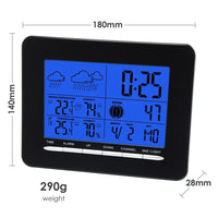 ILWS-853_1S Digital Indoor/Outdoor Wireless Weather Station Temperature DCF Radio Controlled Clock - Instrulife
