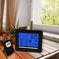 ILWS-853_1S Digital Indoor/Outdoor Wireless Weather Station Temperature DCF Radio Controlled Clock - Instrulife