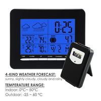 ILWS-853_2S In/Out Temperature Wireless Weather Station DCF Radio Controlled Clock 2 Sensor - Instrulife