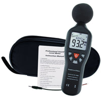 ILSM-24 Professional Sound Level Meter with Backlit Display High Accuracy Measuring 30dB-130dB Compact Instrument - Instrulife