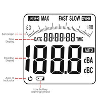 ILSM-24 Professional Sound Level Meter with Backlit Display High Accuracy Measuring 30dB-130dB Compact Instrument - Instrulife