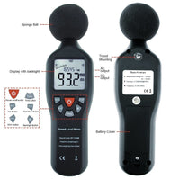 ILSM-24 Professional Sound Level Meter with Backlit Display High Accuracy Measuring 30dB-130dB Compact Instrument - Instrulife