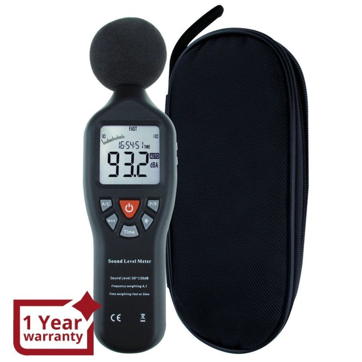 ILSM-24 Professional Sound Level Meter with Backlit Display High Accuracy Measuring 30dB-130dB Compact Instrument - Instrulife