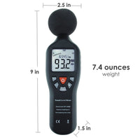 ILSM-24 Professional Sound Level Meter with Backlit Display High Accuracy Measuring 30dB-130dB Compact Instrument - Instrulife