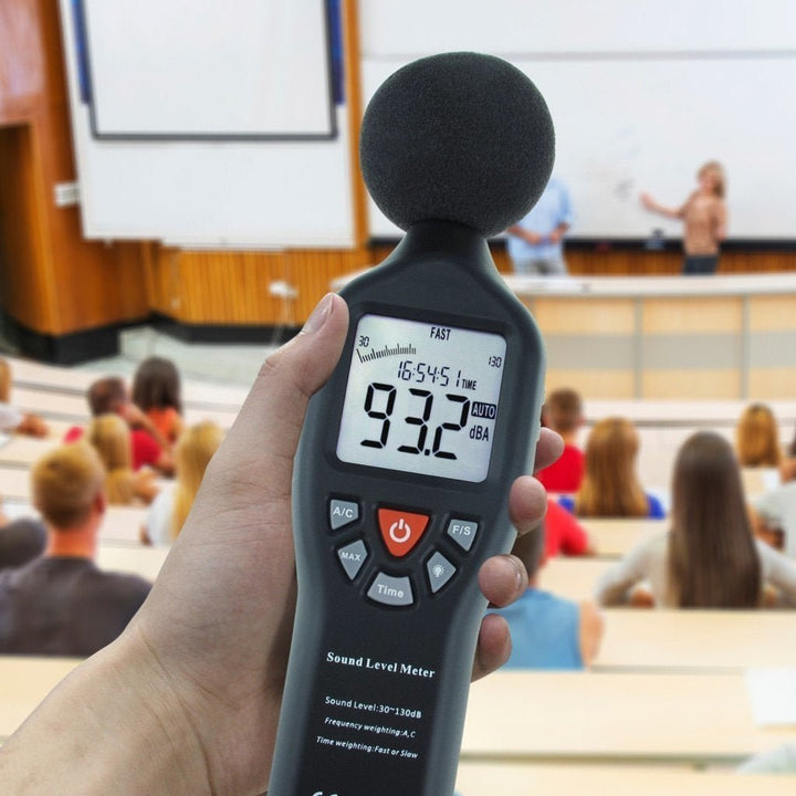 ILSM-24 Professional Sound Level Meter with Backlit Display High Accuracy Measuring 30dB-130dB Compact Instrument - Instrulife