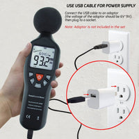 ILSM-25 Sound Level Meter with Backlit Display High Accuracy Measuring 30dB~130dB with Data Logging Function Instrument Compact Professional - Instrulife