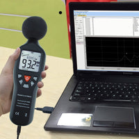ILSM-25 Sound Level Meter with Backlit Display High Accuracy Measuring 30dB~130dB with Data Logging Function Instrument Compact Professional - Instrulife