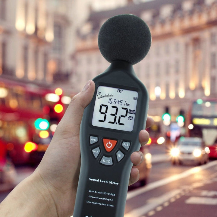 ILSM-25 Sound Level Meter with Backlit Display High Accuracy Measuring 30dB~130dB with Data Logging Function Instrument Compact Professional - Instrulife