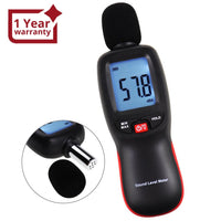 ILSM-267 Decibel Meter Sound Level Tester 30~130dBA Noise Volume Measuring and Monitoring Instrument Digital LCD display with Backlight Professional Handheld Device - Instrulife