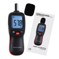 ILSM-267 Decibel Meter Sound Level Tester 30~130dBA Noise Volume Measuring and Monitoring Instrument Digital LCD display with Backlight Professional Handheld Device - Instrulife