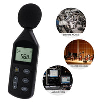 ILSM-269 Sound Level Meter Audio Decibel Noise Tester 30~130dBA Digital Volume Measuring Instrument A / C Frequency Weighting Tool Factory Pre-calibrated - Instrulife