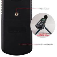 ILSM-269 Sound Level Meter Audio Decibel Noise Tester 30~130dBA Digital Volume Measuring Instrument A / C Frequency Weighting Tool Factory Pre-calibrated - Instrulife