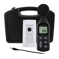 ILSM-269 Sound Level Meter Audio Decibel Noise Tester 30~130dBA Digital Volume Measuring Instrument A / C Frequency Weighting Tool Factory Pre-calibrated - Instrulife