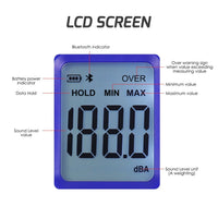 ILSM-30B Professional Sound Level Meter with Smart Bluetooth Function 20000 Datalogging Max/MIN/Hold Alarm - Instrulife