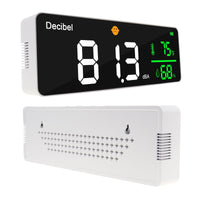 ILSM-336 Smart Decibel Meter Large Colored LED Screen Display Sound Level Tester 30dB to 130dB Range Temperature Humidity Measurement - Instrulife