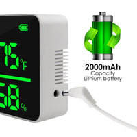 ILSM-336 Smart Decibel Meter Large Colored LED Screen Display Sound Level Tester 30dB to 130dB Range Temperature Humidity Measurement - Instrulife