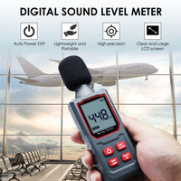 ILSM-411 Digital Sound Level Meter 30~130 dBA Decibel Meter Capacitive Microphone Sensor dB Tester 30~130dB SPL Monitor IP54 - Instrulife