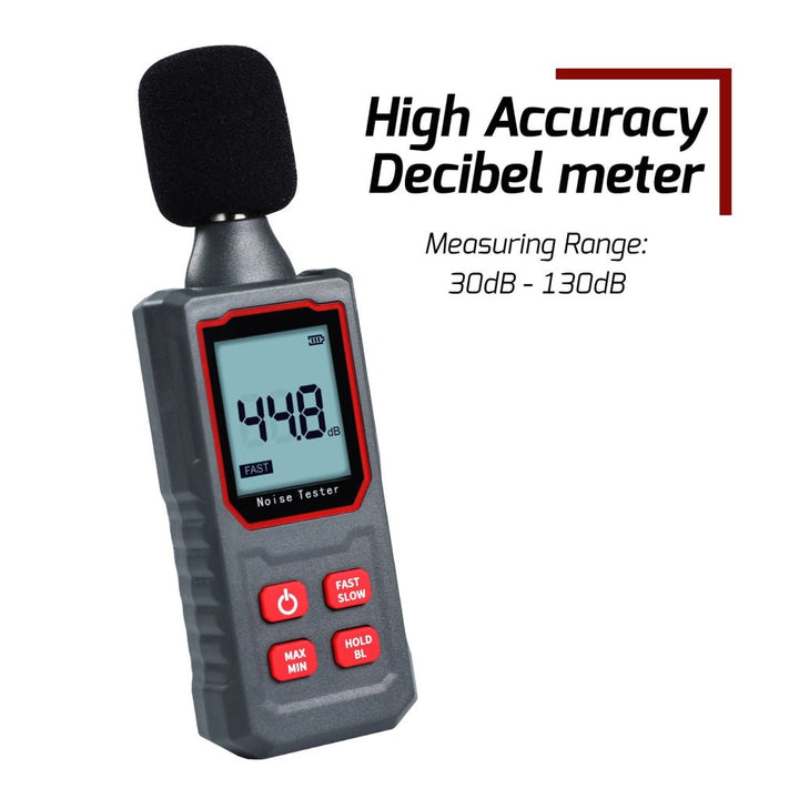 ILSM-411 Digital Sound Level Meter 30~130 dBA Decibel Meter Capacitive Microphone Sensor dB Tester 30~130dB SPL Monitor IP54 - Instrulife