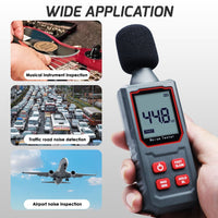 ILSM-411 Digital Sound Level Meter 30~130 dBA Decibel Meter Capacitive Microphone Sensor dB Tester 30~130dB SPL Monitor IP54 - Instrulife