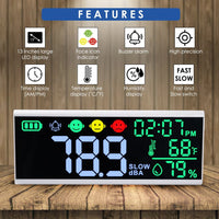 ILSM-413 Wall-mounted|Desktop Noise Decibel Meter 13