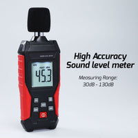 ILSM-417 Digital Sound Level Meter 30~130dB Decibel Tester SPL Monitoring Audio Level Meter for Noise Monitoring in the School, Offices, Traffic, Factory, Home, etc. - Instrulife